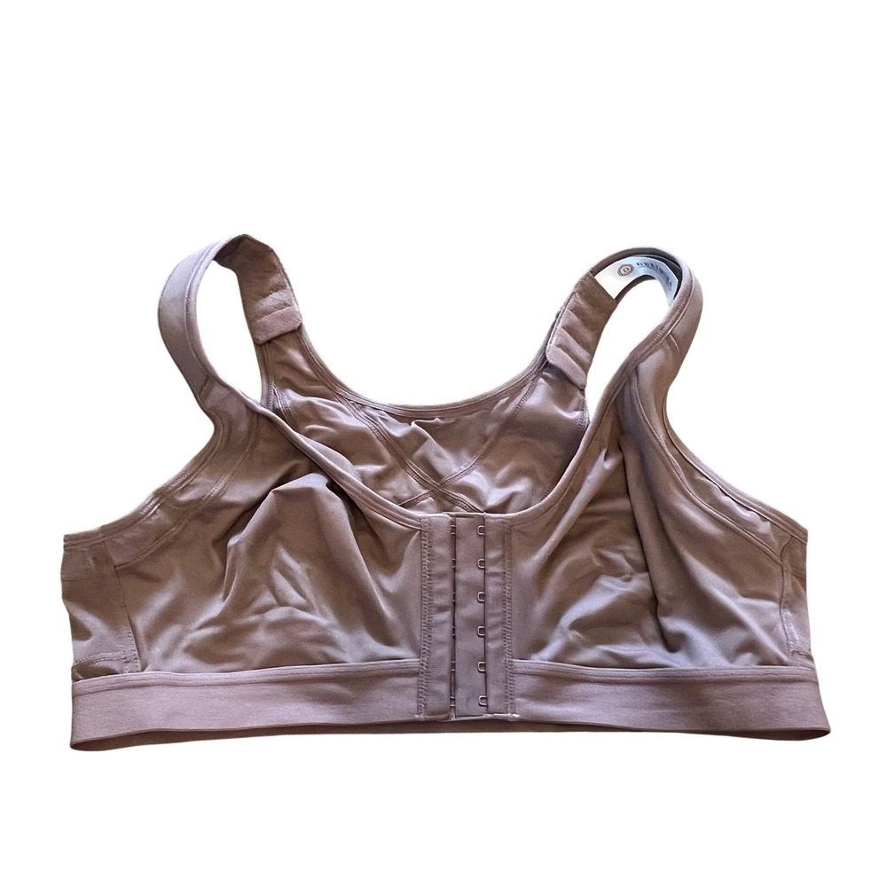 Delimira Women Front Closure Posture Support Bra Wirefree Mauve 38B W811